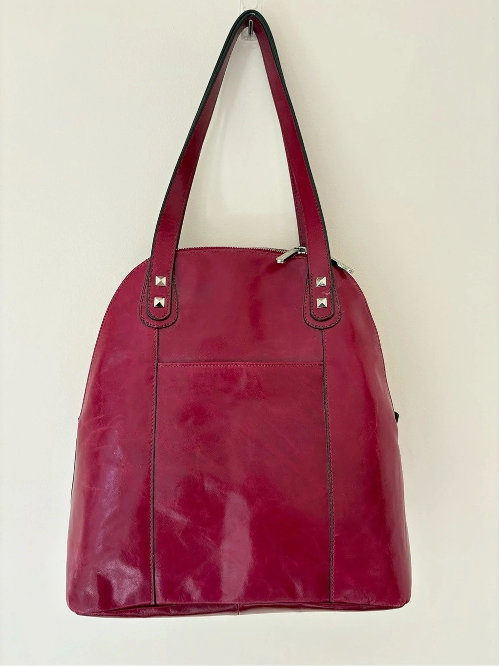 Cynthia Rowley Berry Pink Leather-Style Shoulder Bag